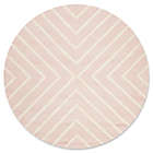 Alternate image 0 for Safavieh Kids Diamonds 5&#39; Round Handcrafted Area Rug in Pink/Ivory
