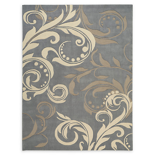 Alternate image 1 for Nourison Contour Handcrafted Area Rug in SIlver