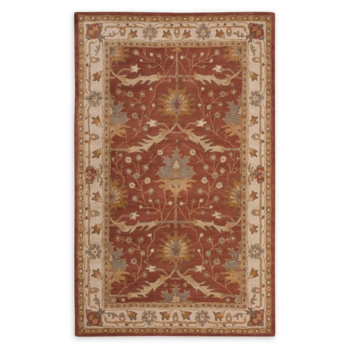 Nourison India House Handcrafted Rug in Brick | Bed Bath & Beyond
