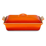 Le Creuset&reg; Heritage 4 qt. Rectangular Covered Casserole Dish in Flame