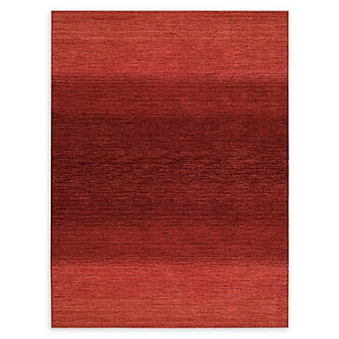 Calvin Klein Linear Glow 4&#39; x 6&#39; Area Rug in Sumac. View a larger version of this product image.