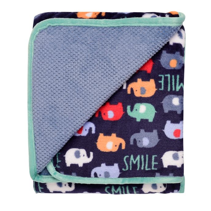 Baby Starters® Reversible Happy Elephants Plush Popcorn ...