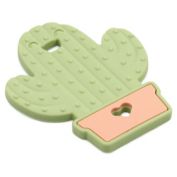 Bumkins&reg; Cactus Silicone Teether in Green