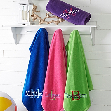 All About Me Embroidered 36-Inch x 72-Inch Beach Towel. View a larger version of this product image.