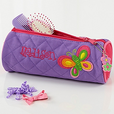 Personalized Butterfly Cosmetic Case by Stephen Joseph. View a larger version of this product image.