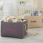 Alternate image 1 for Personalized Embroidered Storage Tote-Name