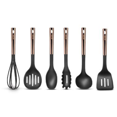 Art and Cook™ 6-Piece Kitchen Utensil and Tool Set in Copper | Bed Bath ...