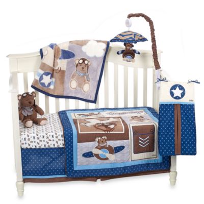 aviator crib bedding