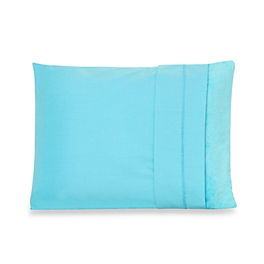 My First Memory Foam Toddler Pillowcase in Soft Blue. View a larger version of this product image.