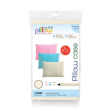 My First Memory Foam Toddler Pillowcase in Cream. View a larger version of this product image.