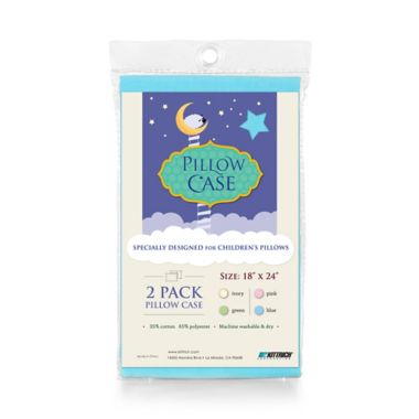 Kittrich Corporation My First Youth Pillowcase in Soft Blue. View a larger version of this product image.