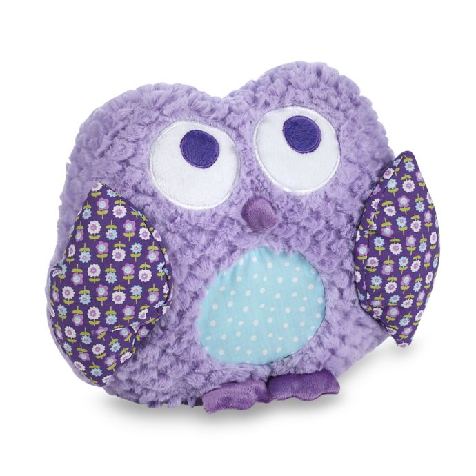 purple plush owl