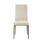 Alternate image 2 for Madison Park&trade; Captiva Dining Chairs in Cream (Set of 2)