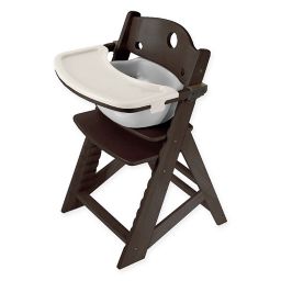 Keekaroo® Height Right High Chair Espresso with Infant Insert and Tray