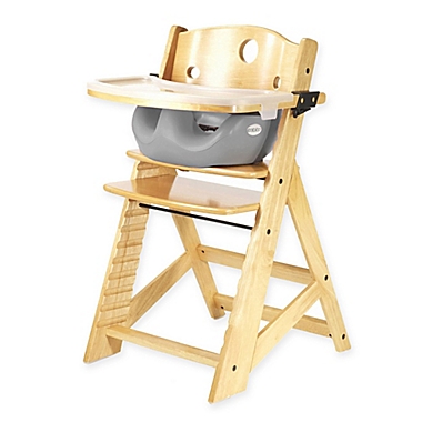 Keekaroo&reg; Height Right High Chair Natural with Infant Insert and Tray. View a larger version of this product image.