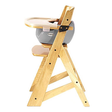 Keekaroo&reg; Height Right High Chair Natural with Infant Insert and Tray. View a larger version of this product image.