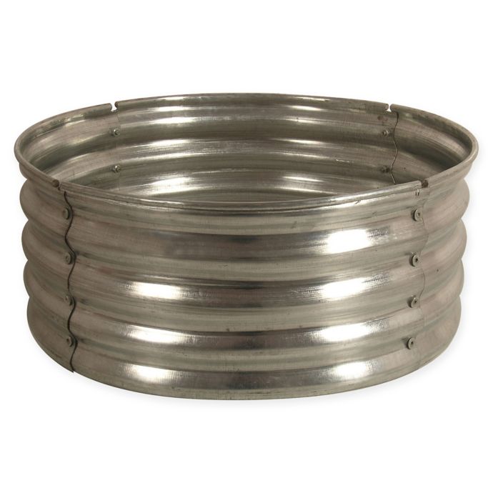 Galvanized Round Fire Pit Ring Bed Bath Beyond