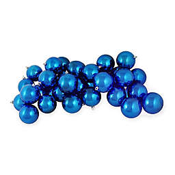 12-Piece Shiny Christmas Ball Ornament in Lavish Blue