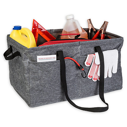 Alternate image 1 for Honey-Can-Do® Trunk Organizer in Grey