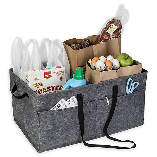 Alternate image 1 for Honey-Can-Do® Large Trunk Organizer in Grey