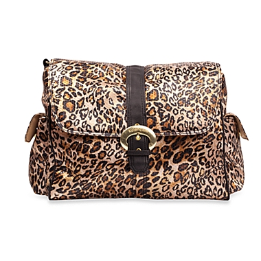 Kalencom&reg; Single Buckle Laminated Diaper Bag in Jungle Print. View a larger version of this product image.