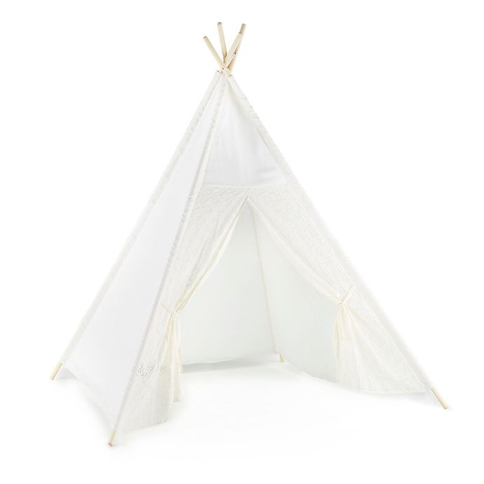 white teepee bed