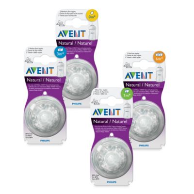 avent natural nipple sizes