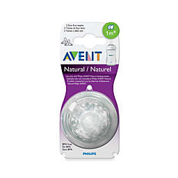 Philips Avent 1 Month+ 2-Pack Slow Flow Natural Nipples