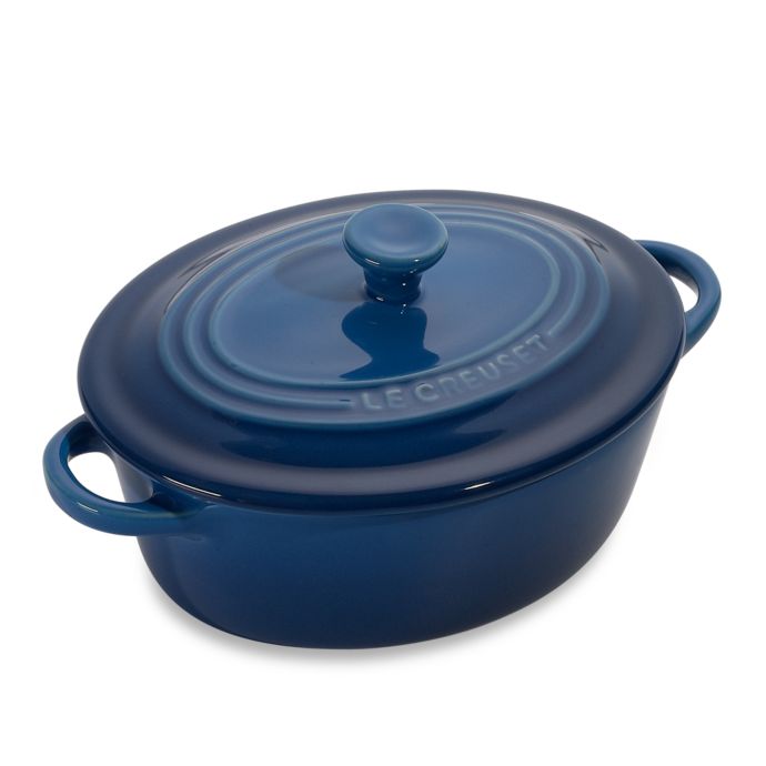 Le Creuset® 12 oz. Mini Oval Stoneware Cocotte Bed Bath & Beyond