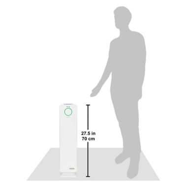 GermGuardian&reg; CDAP5500WSP Smart Air Purifier 28-Inch Tower with True HEPA Filter and UVC. View a larger version of this product image.