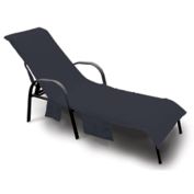 Morgan Home Velour Lounge Chair Cover