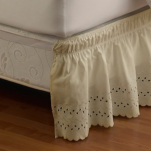 Ruffled Eyelet Bed Skirt Bath, Twin Bed Skirts At Bed Bath And Beyond