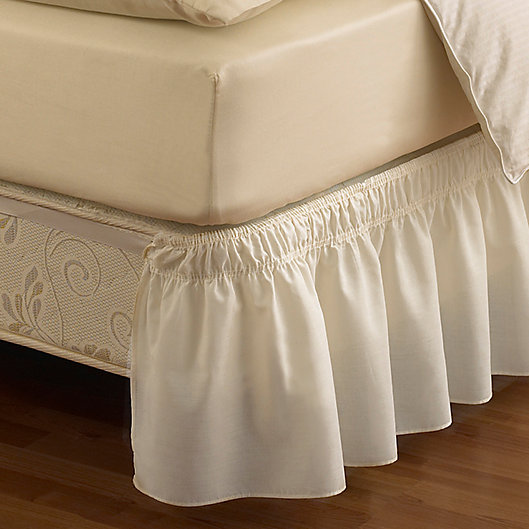 Ruffled Solid Adjustable Bed Skirt, Bed Bath And Beyond Twin Xl Bed Skirt