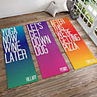 Alternate image 0 for Funny Yoga Phrases Personalized Yoga Mat
