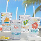 Alternate image 0 for Beach Fun Personalized Acrylic Insulated Tumbler
