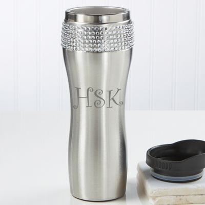 Glitz and Glam Personalized Tumbler with Initials