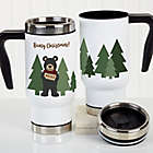 Alternate image 0 for Holiday Bear Family Personalized Commuter Travel Mug