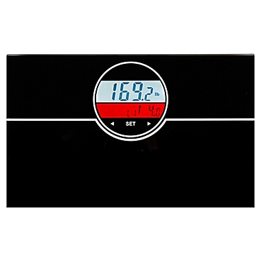 Ozeri&reg; WeightMaster Bath Scale in Black. View a larger version of this product image.