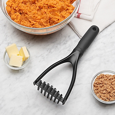 OXO Good Grips&reg; Nylon Potato Masher in Black. View a larger version of this product image.