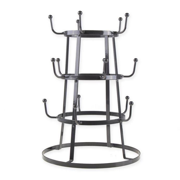 Bee Willow Home Iron Mug Tree In Dark Grey Bed Bath Beyond