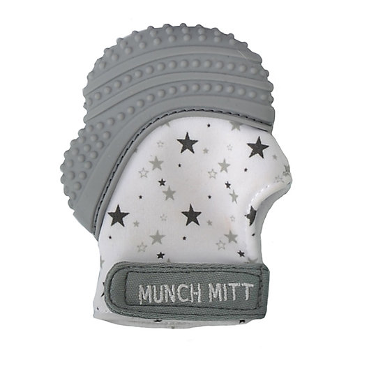 Alternate image 1 for Munch Baby Munch Mitt Teething Mitten in Grey