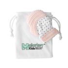 Alternate image 2 for Munch Baby Munch Mitt Teething Mitten in Pastel Pink