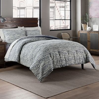 Bed Bath Beyond Canadagarment Washed Printed 2 Piece Reversible Twin Twin Xl Comforter Set In Blue Dailymail