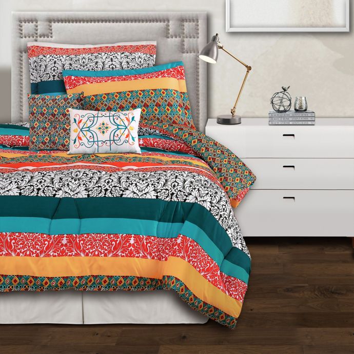 boho comforter set full