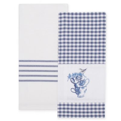 white kitchen towels