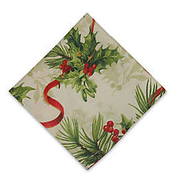 Holly Traditions Double Border Napkin (Set of 8)
