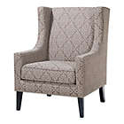 Alternate image 0 for Madison Park Barton Wing Chair in Taupe/Cream