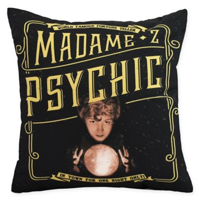 E By Design  Witches Brew Madame Psychic Square Throw Pillow