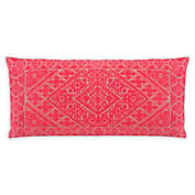 Safavieh Lila Oblong Throw Pillow in Red/Beige