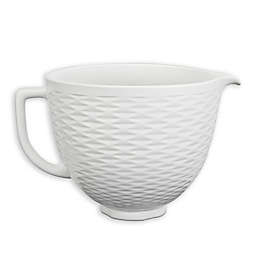 KitchenAid® 5-Quart Textured Ceramic Bowl in White